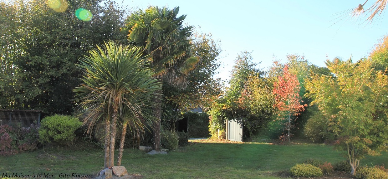 Jardin Automne Location Fouesnant -acc